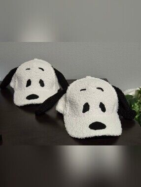 Peanuts Snoopy Adult Baseball Cap Hat With Floppy Ears, Adjustable. 2 Pcs